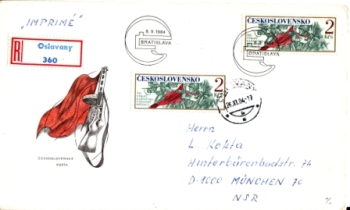 FDC 2662 - CZ 1984 09 001 ●